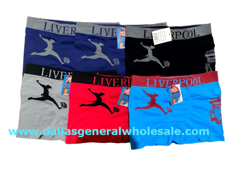 Men Stretchy Soccer Boxer Briefs Wholesale