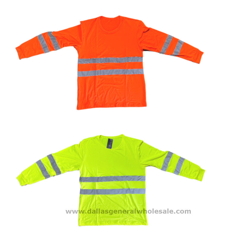 Men High Visibility Reflective Work Shirts Wholesale