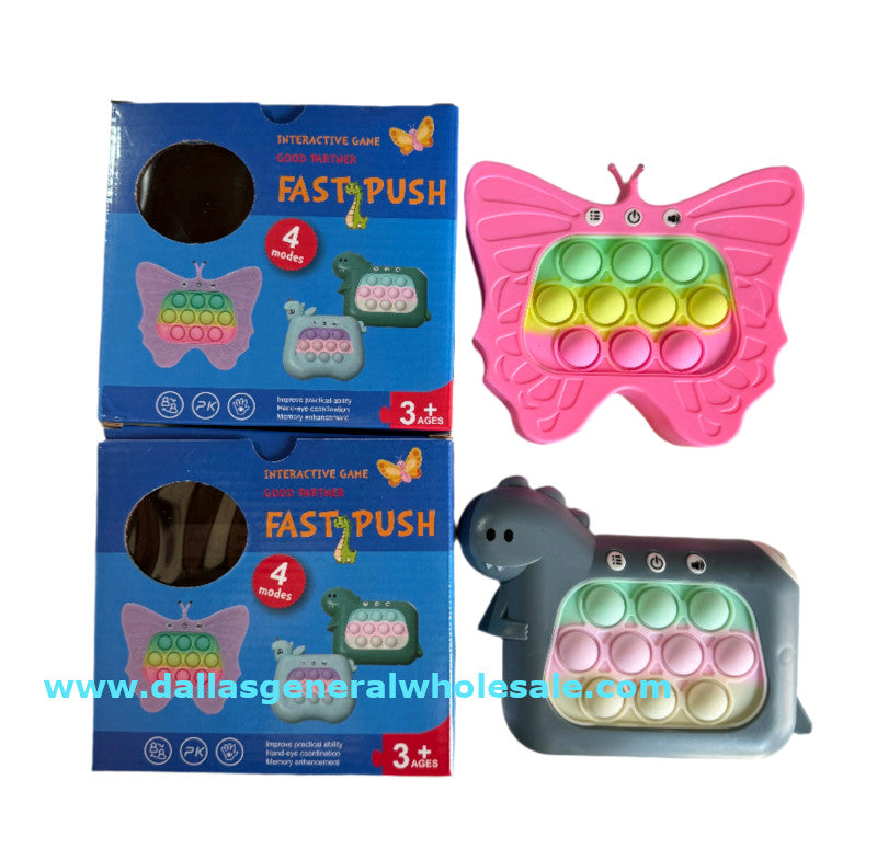 B/O Fidget Pop Push Games Wholesale