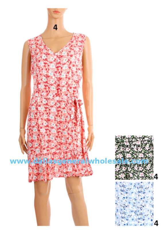 Cute Floral Short Dresses Wholesale