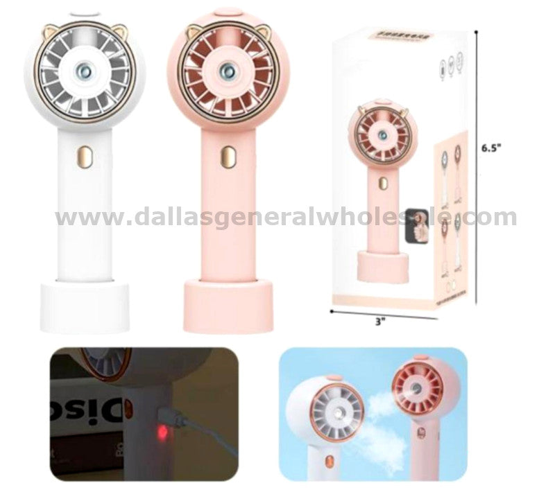 Electronic Mist Spray Hand Fans Wholesale