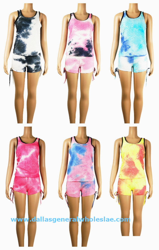 Girls Active Matching Tank Top & Shorts Wholesale