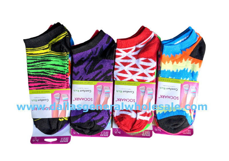 Womens Various No Show Socks Wholesale