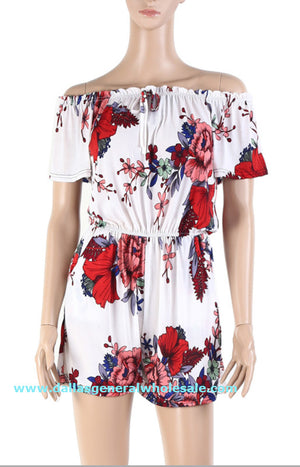 Floral Rompers Wholesale