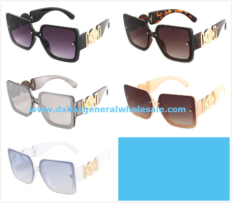 Ladies Luxury Inspired Over Size Sunglasses Wholesale