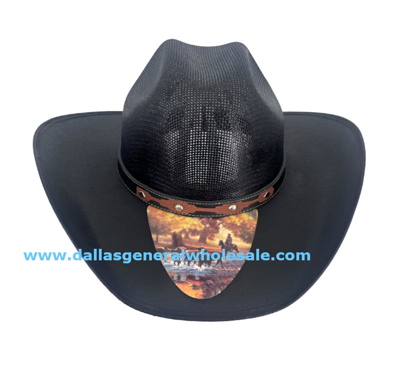 Solid Color Fashion Harden Cowboy Hats Wholesale