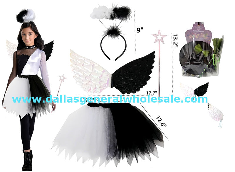 Black & White Angel Halloween Costumes Wholesale