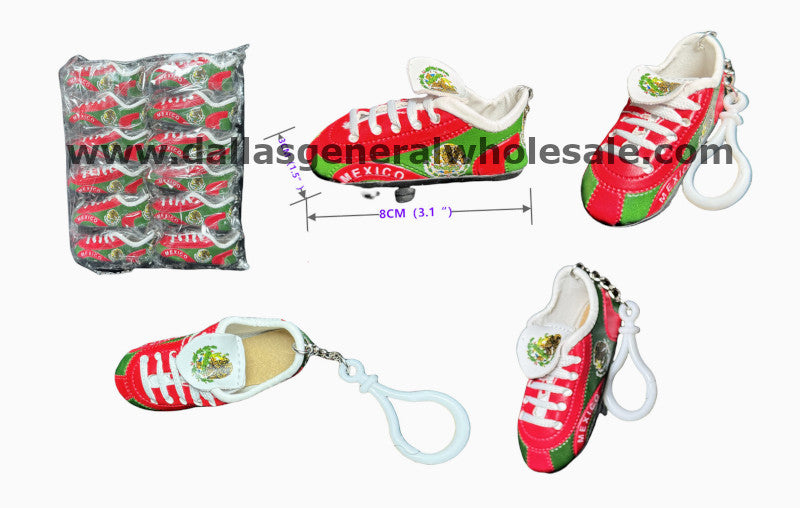 Novelty Mexico Soccer Shoes Keychains Wholesale