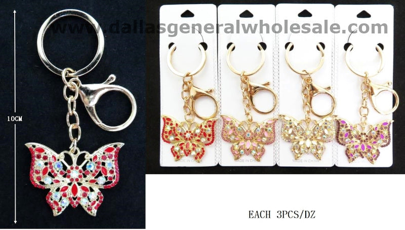 Novelty Butterfly Keychains Wholesale