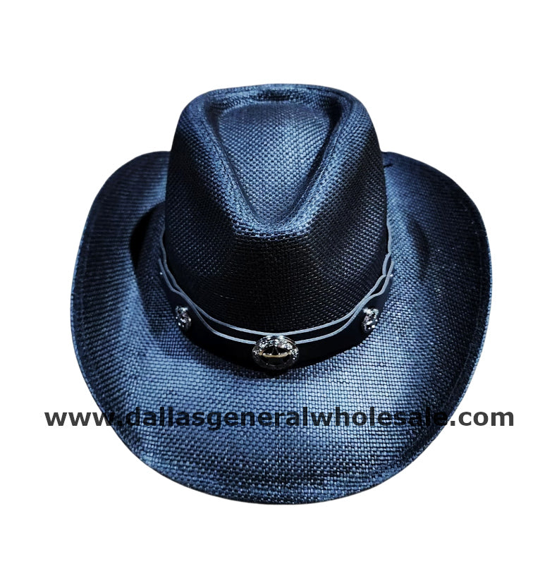 Adults Black Cowboy Hats Wholesale