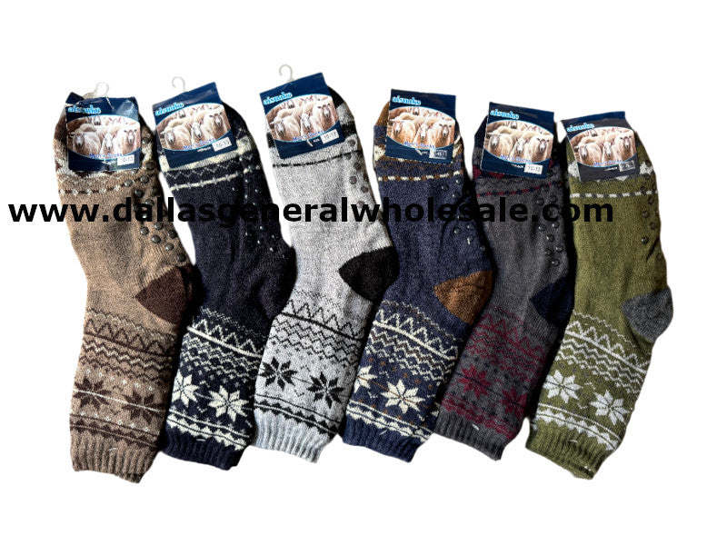 Men Thermal Xmas House Socks Wholesale