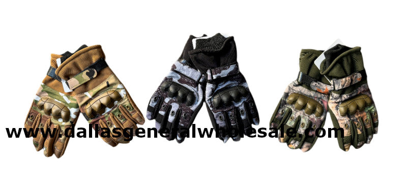 Men Camouflage Heavy Thermal Gloves Wholesale