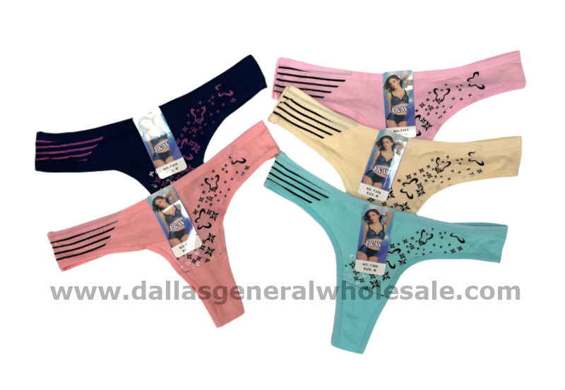 Ladies Cute Cotton Thongs Wholesale