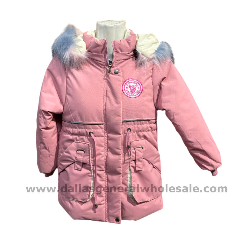 Little Girls Long Jackets Wholesale