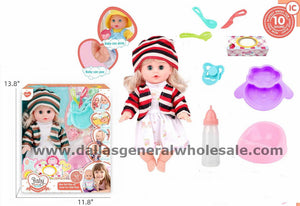 Toy Talking Singing Drinking Baby Doll Wholesale