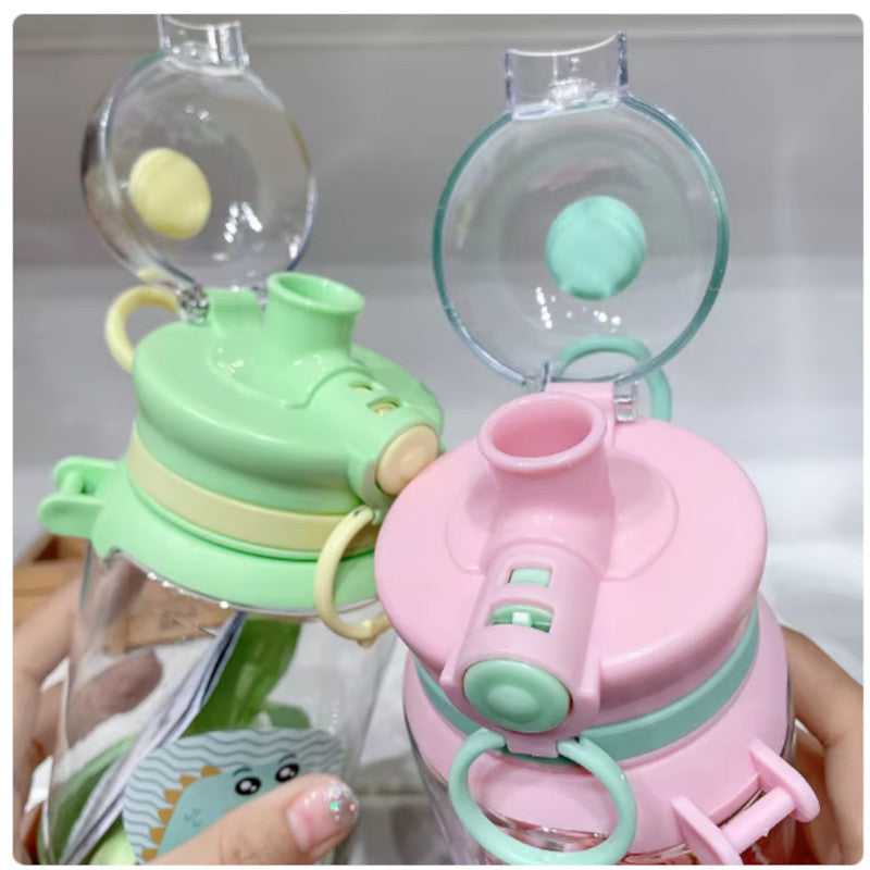 Cute Dinosaur Water Bottles with Straw Wholesale