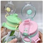 Cute Dinosaur Water Bottles with Straw Wholesale