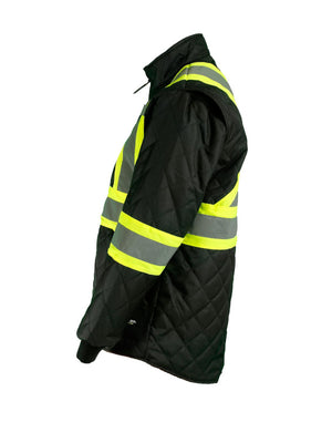 High Visibility Insulated Quilted Jackets Wholesale