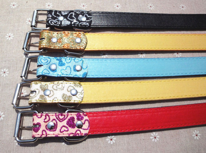 15" Leather Pet Collar - Dallas General Wholesale