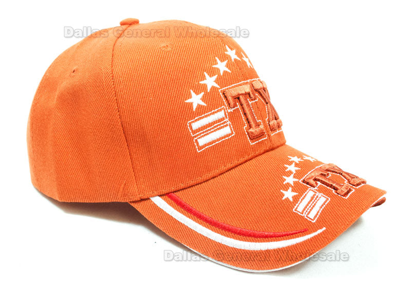 Adults TX Casual Baseball Caps Wholesale - Dallas General Wholesale