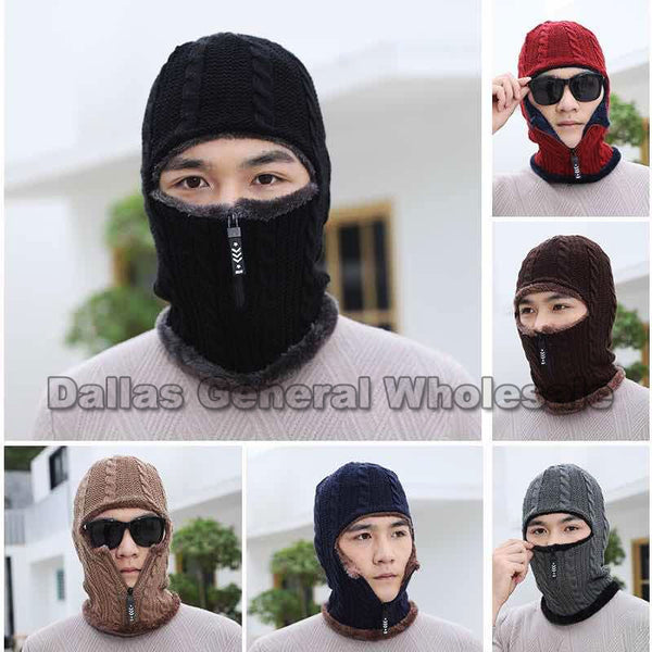 Fleece Lining Visor Beanie Masks Wholesale
