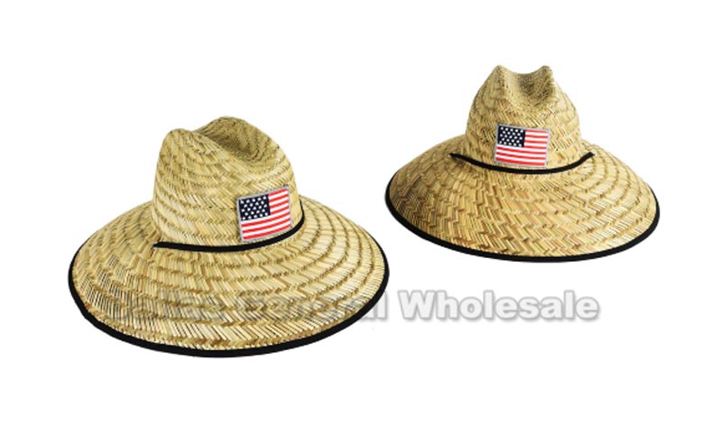 Find Wholesale american flag straw hat For Fashion And Protection 