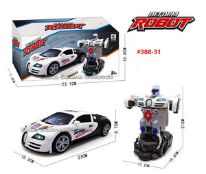 Toy Transform Robot Police Cars Wholesale - Dallas General Wholesale