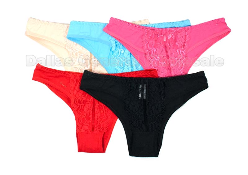 Wholesale Brand Name Ladies' Seamless Thong Underwear (Size S-XL) - Asst  Colours - Bargains Group