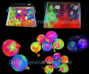 Lite Up Squeezable Squeaky Yoyo Balls Wholesale