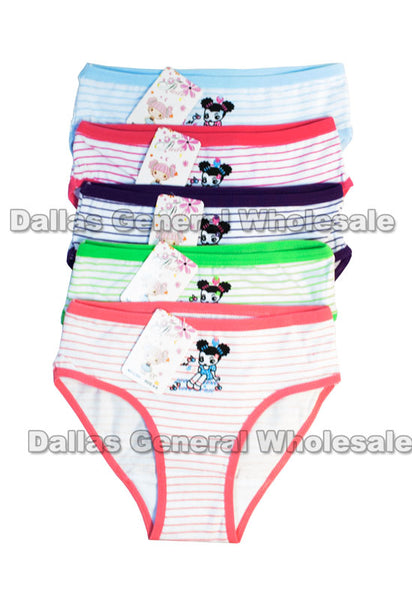 5Pc Kids Panties Girls Underwear Princess Printed Children Cartoon