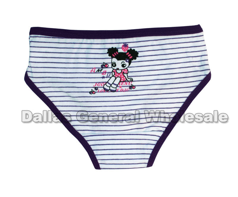 Little Girls Cute Striped Underwear Wholesale