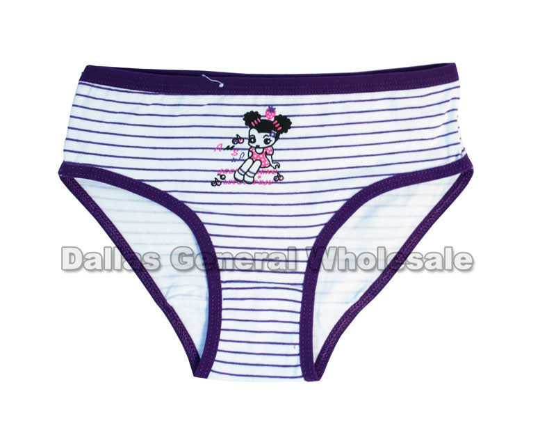  Packs Of 6 Little Girls Panties Underwear Assorted