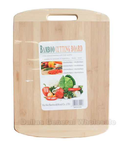 Bulk Plain Bamboo Cutting Board (Set of 12)