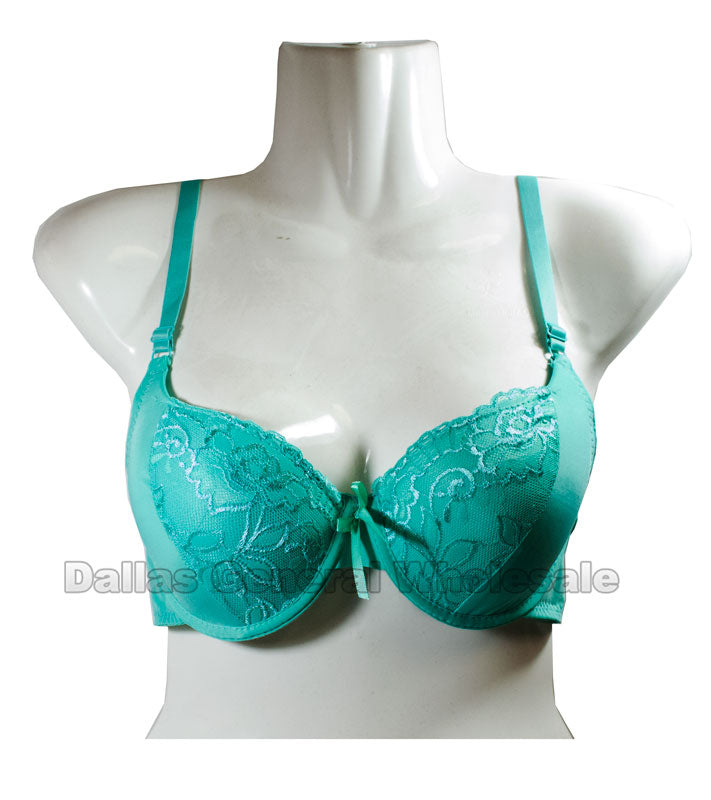 Wholesale blue lace bra For Supportive Underwear 