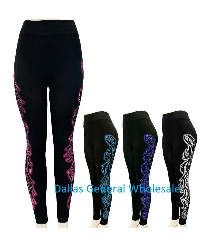 Women Casual Bling Bling Leggings Wholesale