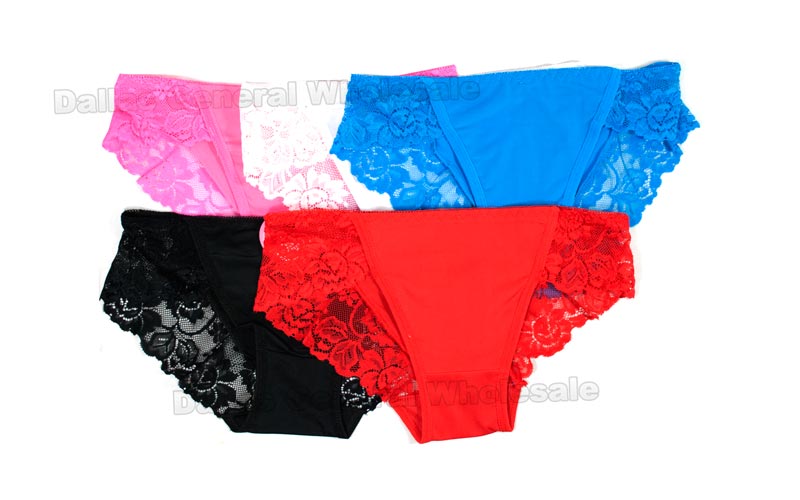 Ladies Sexy Lacy Panties Wholesale - Medium