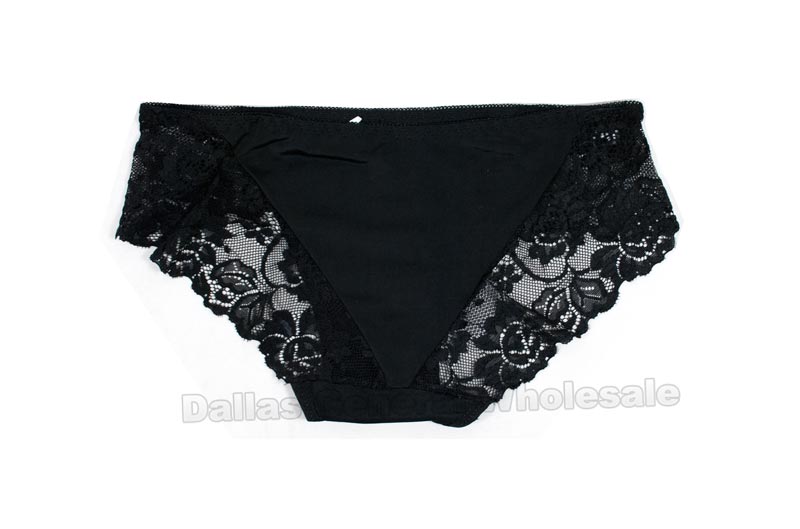 Bulk-buy Intiflower Wholesale Women Underwear Manufacturer Sex Women′s Underwear  Panties MID Waist High Quality Lace Panty Black price comparison
