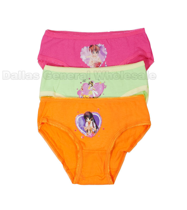 Kids Infant Baby Girls Underpants Cute Cartoon Print Top Underwear