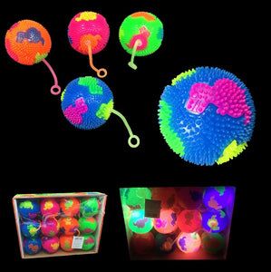 Lite Up Squeezable Squeaky Yoyo Balls Wholesale