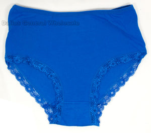 Generic Men's Cotton Spandex Thong Brief Innerwear Underwear (blue
