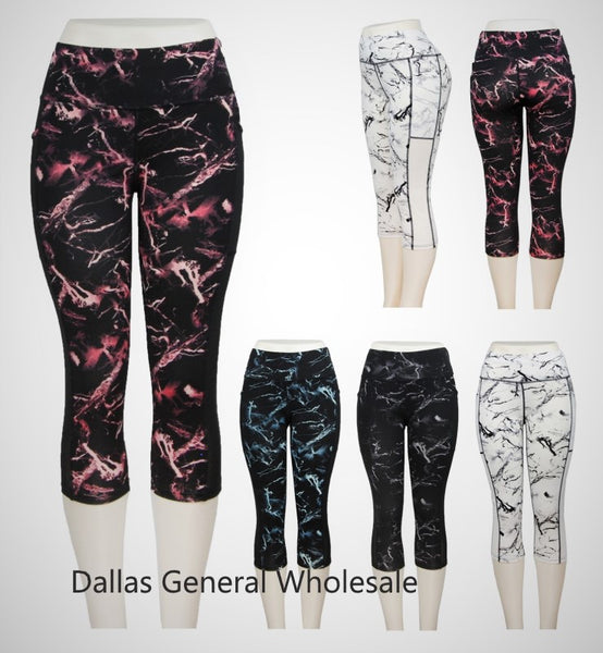 Ladies Active Capris with Pockets Wholesale