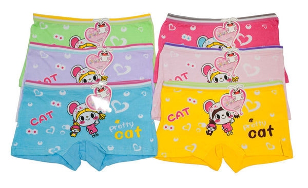 Wholesale(10pcs/lot) Cute Design Girl Underwear, Cotton Shorts