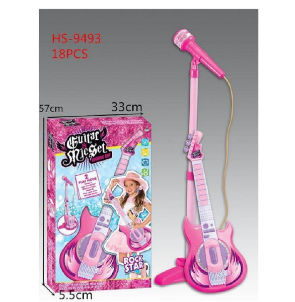 Wholesale Barbie Toy Microphone & Guitar Set For Girls licensed to